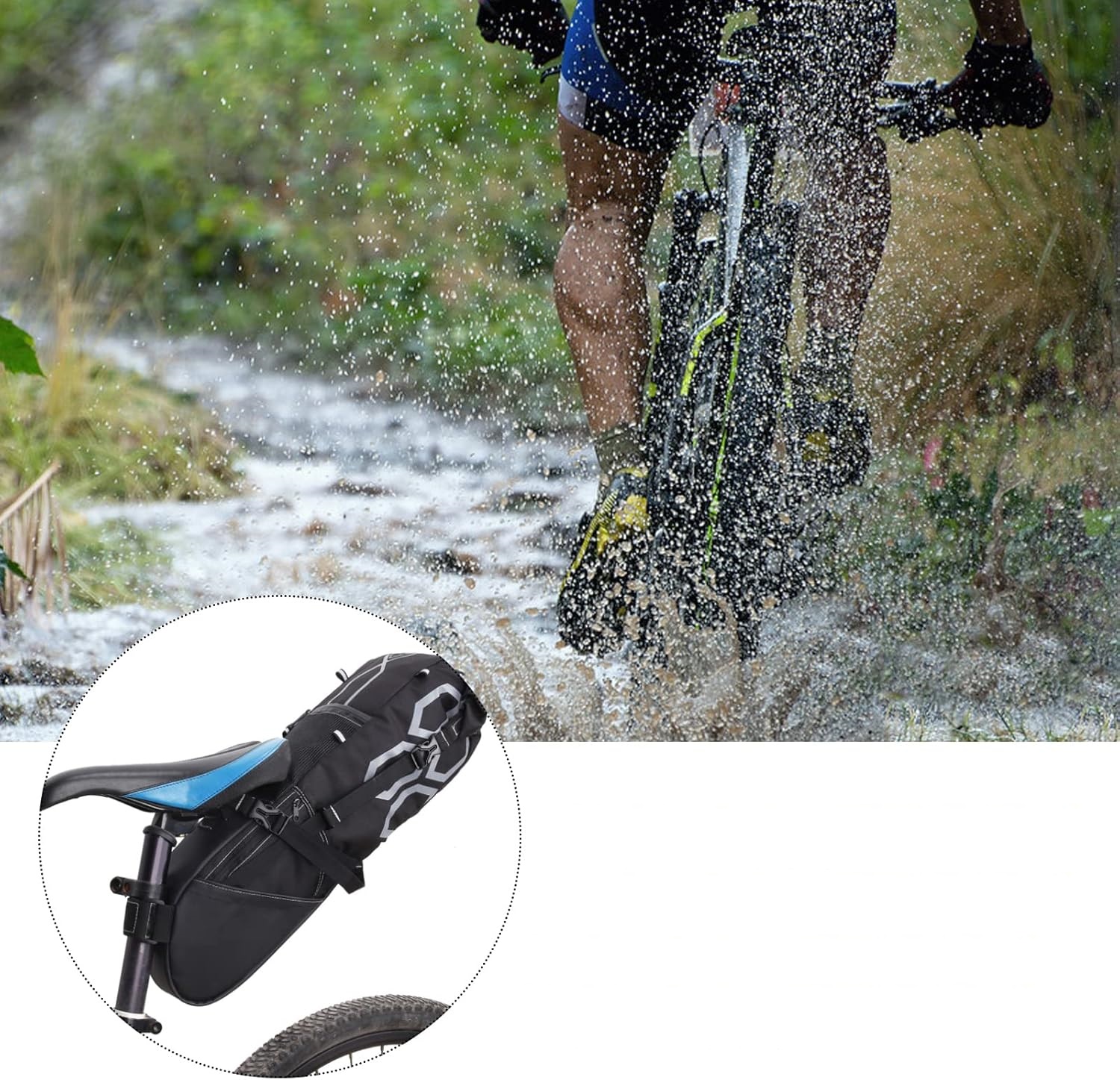 praktická taška na bicykel pod sedadlo